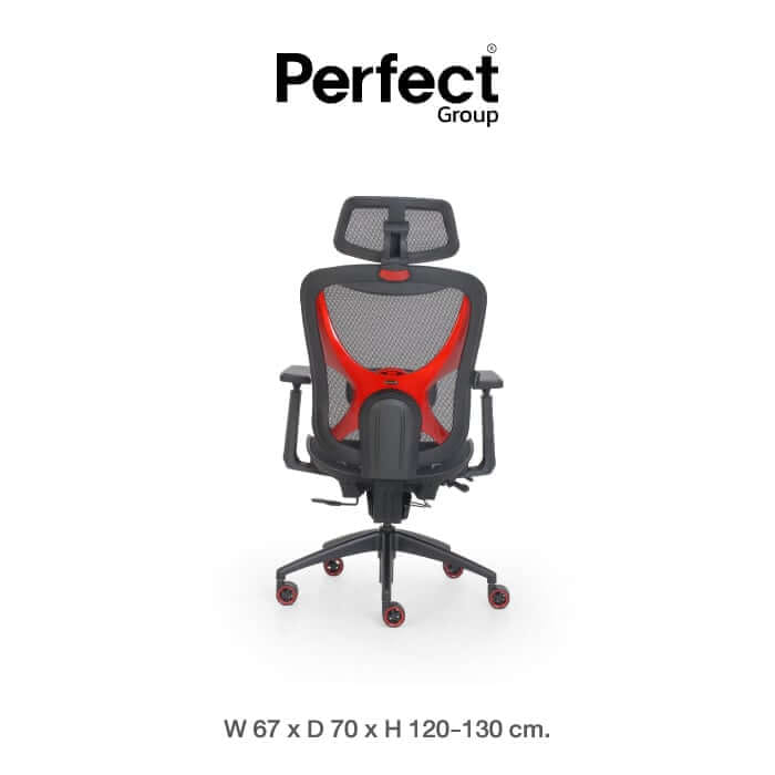เก้าอี้เกมมิ่ง Perfect รุ่น GRAMMY SERIES สีแดง